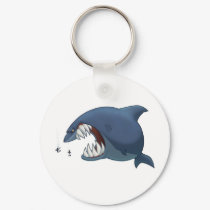 Great White Shark Keychain