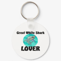 Great White Shark Lover keychains