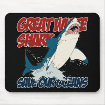 Great White Shark Mouse Pad