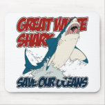 Great White Shark Mouse Pad