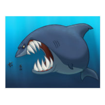Great White Shark Postcard