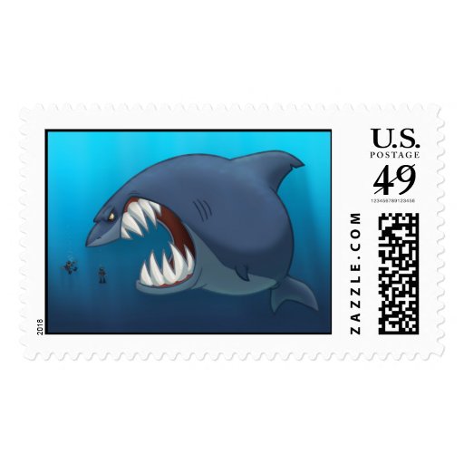 Great White Shark Stamps | Zazzle