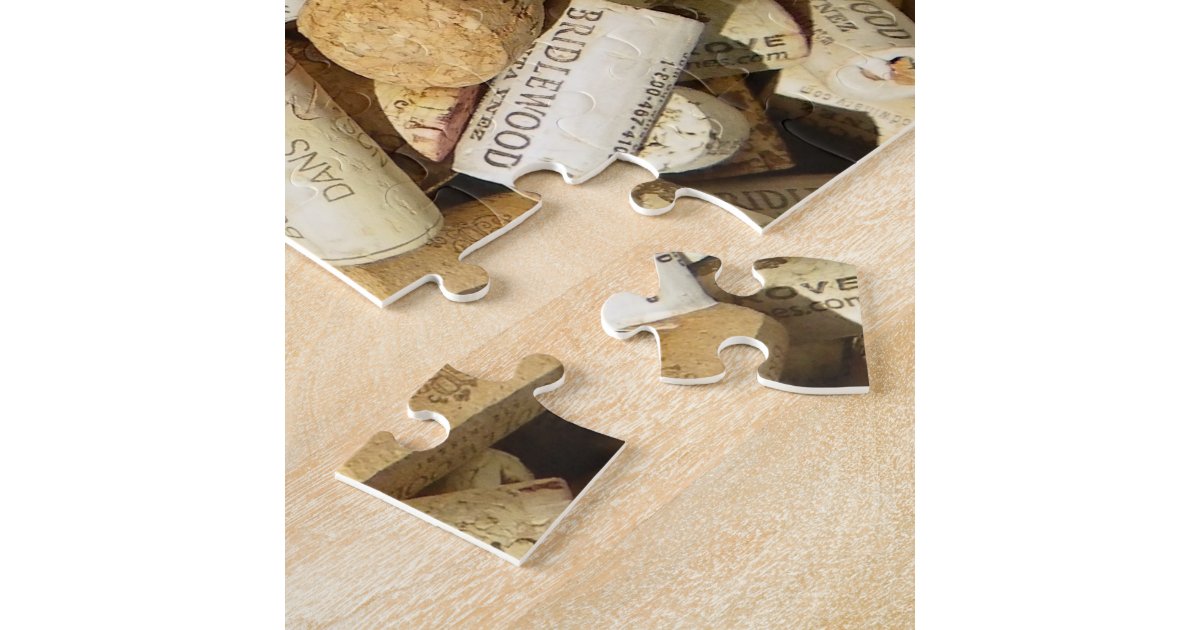 Great Wine Cork Puzzle! Jigsaw Puzzle Zazzle