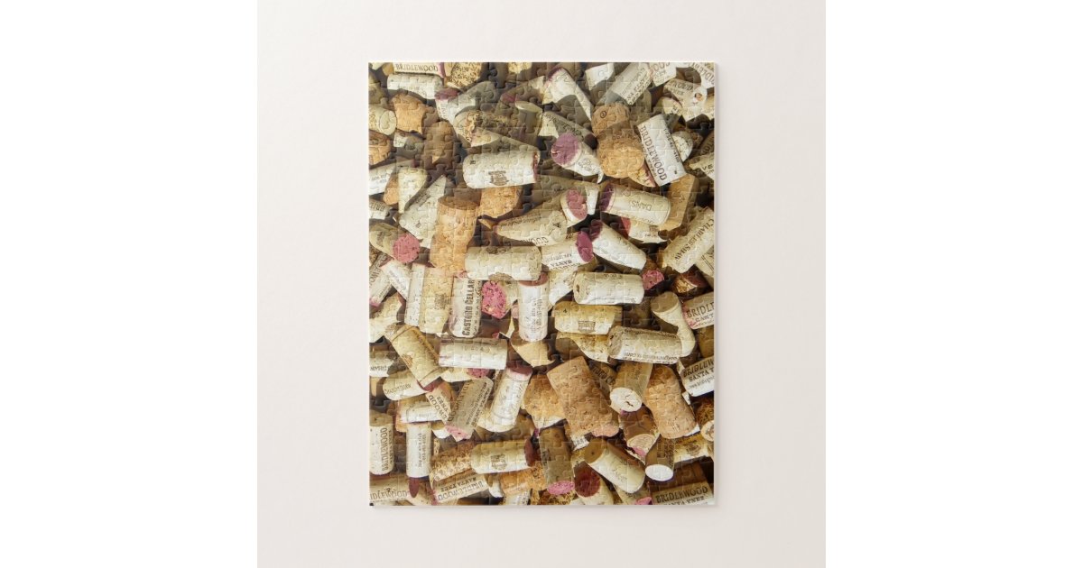 Great Wine Cork Puzzle! Jigsaw Puzzle Zazzle