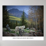 Great Wolf of the Rocky Mountains Print