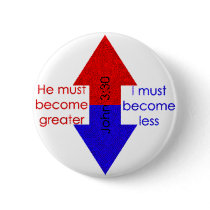 Greater...Lesser Pinback Buttons