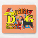 Greater Swiss Mountain Dog Agility mousepad