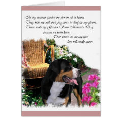 Greater Swiss Mountain Dog Art Gifts card