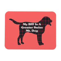 Greater Swiss Mountain Dog BFF Flexible Magnet