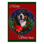 Greater Swiss Mountain Dog Christmas Gifts Business Card Templates