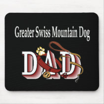 Greater Swiss Mountain Dog Dad Gifts mousepads by DogsByDezign Greater Swiss Mountain Dog Dad Gifts mousepads