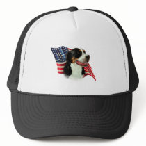 Greater Swiss Mountain Dog Flag hats