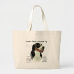 Greater Swiss Mountain Dog History Design Canvas Bag