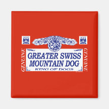 Greater Swiss Mountain Dog Magnets