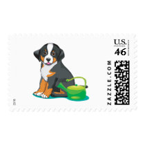 Greater Swiss Mountain Dog Puppy postage