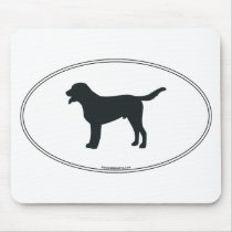 Greater Swiss Mountain Dog Silhouette Mouse Pads