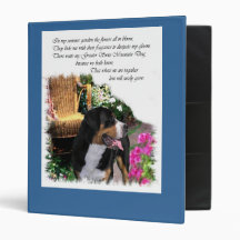Greater Swiss Mountain Dog Summer Garden Binders