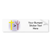 Greater Than Bumper Stickers