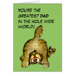 Greatest Dad Cat Card