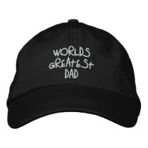 Greatest Dad Embroidered Hat embroidered hats
