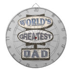 Greatest Dad Father Custom ProfiledInk Dart Board