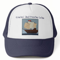 GREATEST DAD FROM SEA TO SEA hats