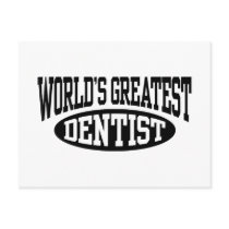 Greatest Dentist Card postcards by magarmor Greatest Dentist Card postcards