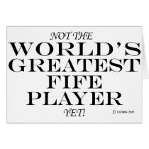 Greatest Fife Player Yet cards
