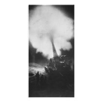 Greatest French Railway Gun 320mm World War I Photo Card