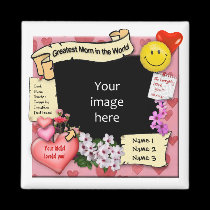 Greatest Mom Photo-Frame magnets