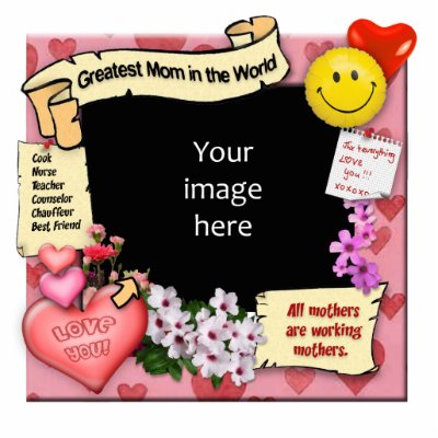 Greatest Mom Photo-Frame Photo Sculpture by aura2000