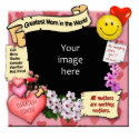 Greatest Mom Photo-Frame photo sculptures by aura2000 Greatest Mom Photo-Frame photo sculptures