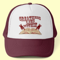 Greatness Lies Within hats