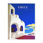 grece vintage postcard
