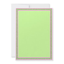 Grecian Border Mint Green Invitation Template