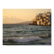 Grecian Sea at Sunset print