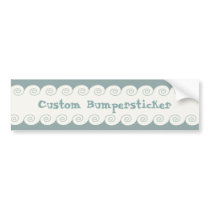 Grecian Spiral Waves bumper stickers by JaZilla Grecian Spiral Waves bumper stickers