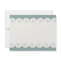 Grecian Spiral Waves invitations