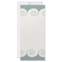 Grecian Spiral Waves rack cards