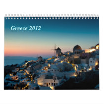 Greece 2012 wall calendar