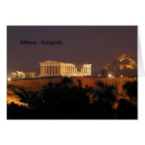 Greece - Athens - Acropolis (by St.K) Greeting Cards