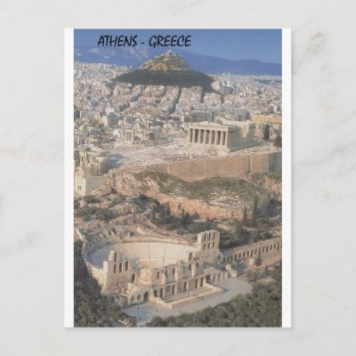 Greece Athens herodion Parthenon (St.K.) Post Card