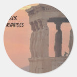 Greece Athens Parthenon-Karyatides (St.K) Sticker