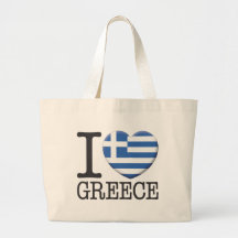 Greece Canvas Bags