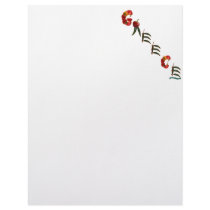 Greece Chili Peppers Personalized Letterhead