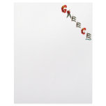 Greece Chili Peppers Personalized Letterhead