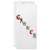 Greece Chili Peppers Rack Card Template