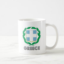 Greece Coat of Arms Coffee Mugs