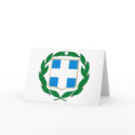 Greece Coat of Arms Greeting Card
