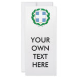 Greece Coat of Arms Personalized Rack Card
